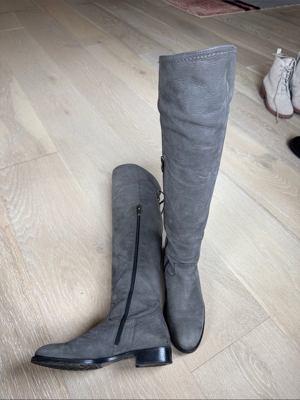 Vero Cuoio Taupe Suede Over-the-Knee Boots